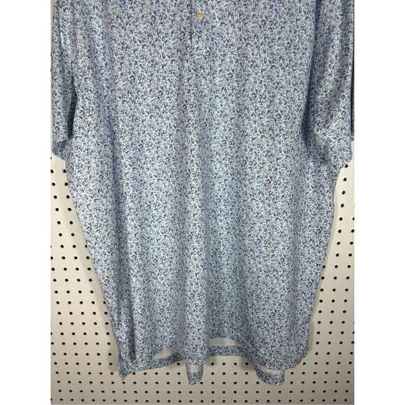 Peter Millar Dazed & Transfused Golf Polo Mens XL Bracketts Crossing Drink Shirt - Picture 2 of 6